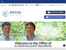 Tablet Screenshot of orthoknox.com